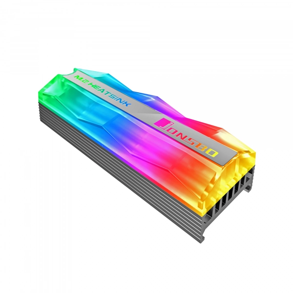 Купить Радиатор для M.2 SSD JONSBO M2-2 ARGB Gray - фото 3