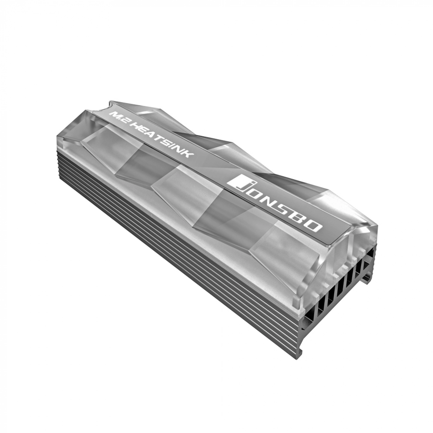 Купити Радіатор для M.2 SSD JONSBO M2-2 ARGB Gray - фото 8