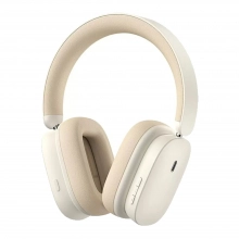 Купити Навушники Baseus Bowie H1 Noise-Cancelling Wireless Headphones Creamy-White - фото 1