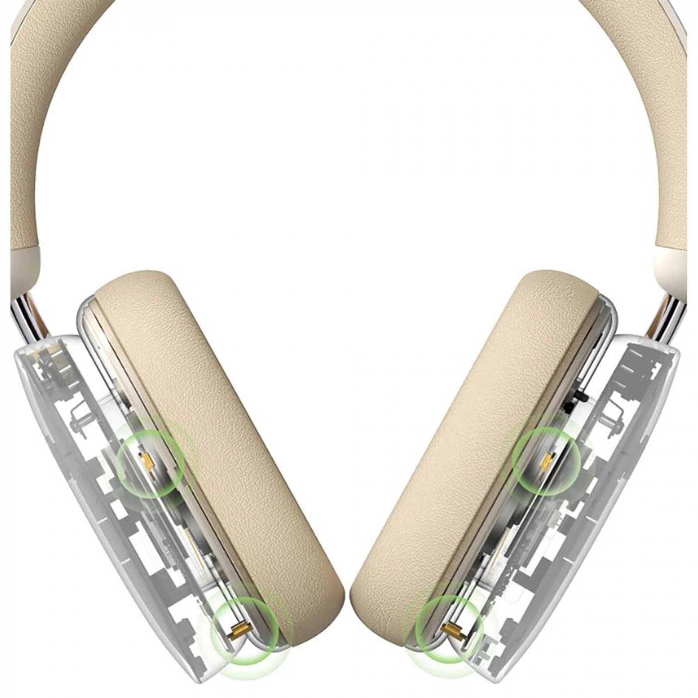 Купить Наушники Baseus Bowie H1 Noise-Cancelling Wireless Headphones Creamy-White - фото 8