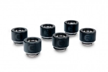 Купить Фитинг EKWB EK-HDC Fitting 12mm - Black (6-pack) - фото 1