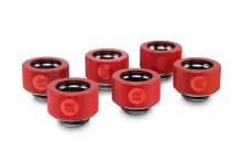 Купить Фитинг EKWB EK-HDC Fitting 16mm - Red (6-pack) - фото 1