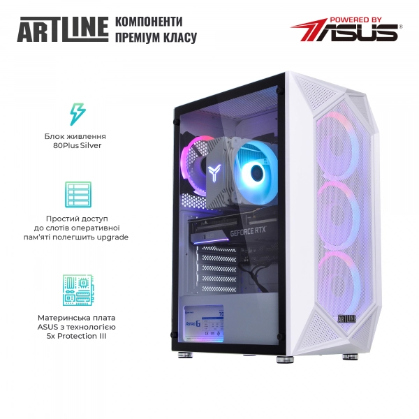 Купить Компьютер ARTLINE Gaming X55WHITEv42 - фото 3