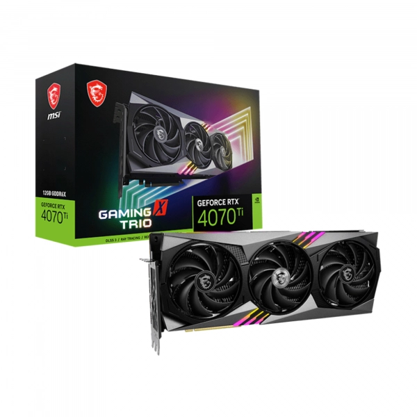 Купить Видеокарта MSI GeForce RTX 4070 Ti GAMING X TRIO 12G - фото 7