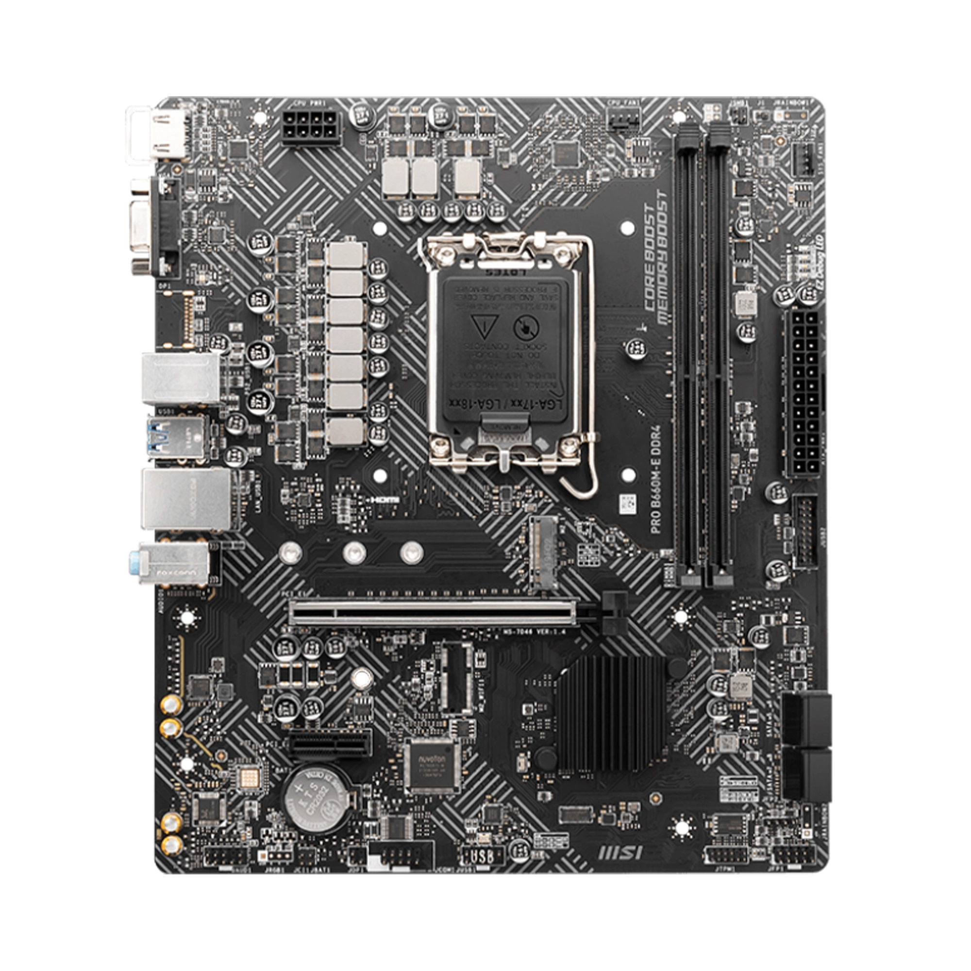 Купить Материнская плата MSI PRO B660M-E DDR4 - фото 1