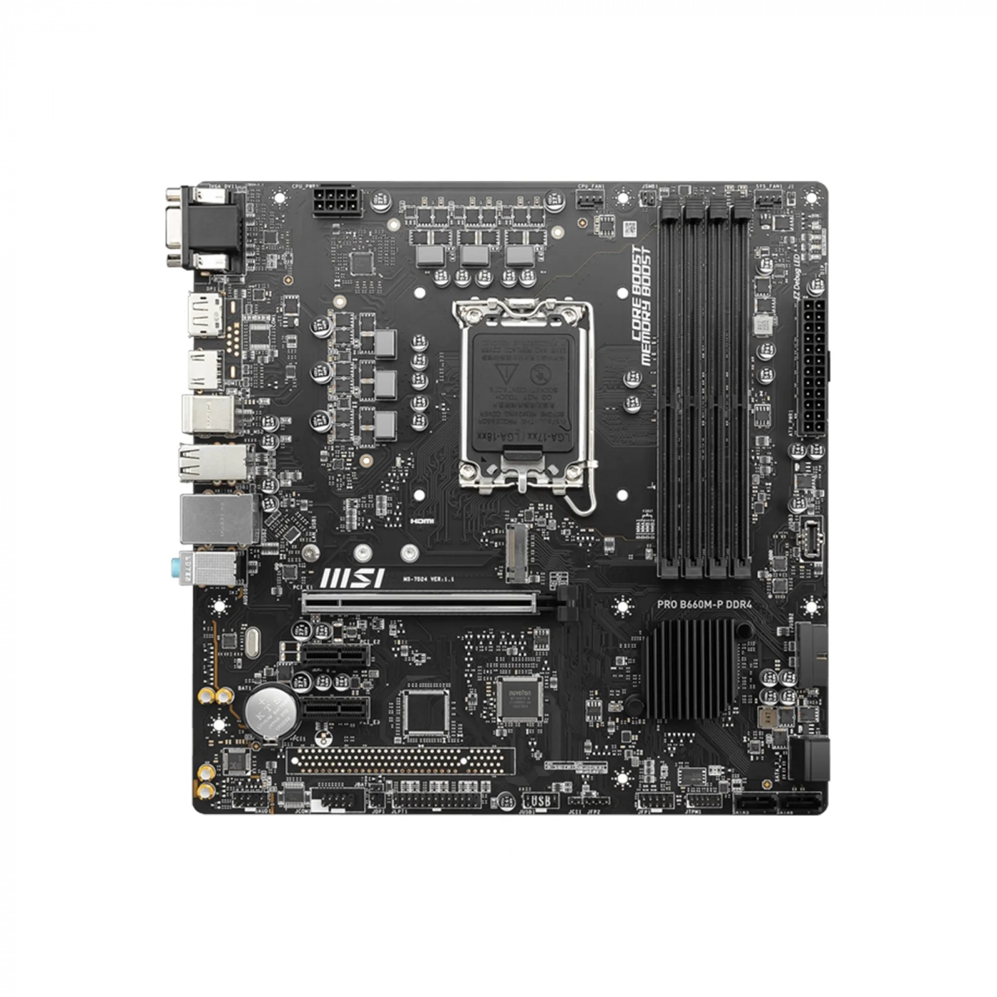 Купить Материнская плата MSI PRO B660M-P DDR4 - фото 2