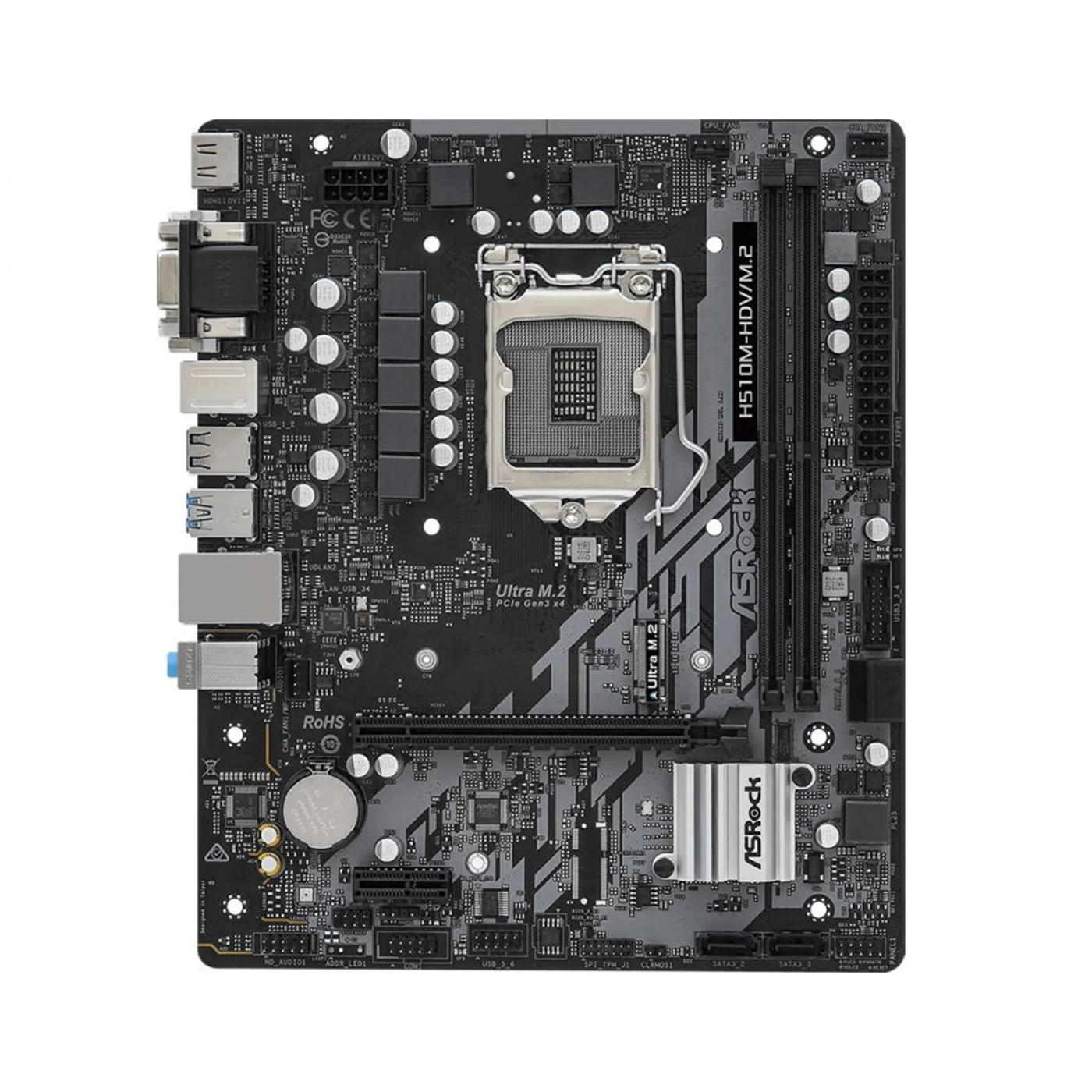 Купить Материнская плата ASRock H510M-HDV/M.2 - фото 2