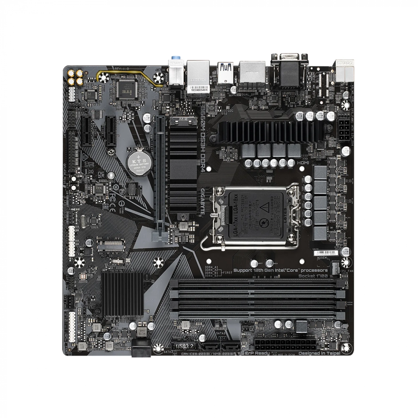 Купить Материнская плата GIGABYTE B660M DS3H DDR4 - фото 3