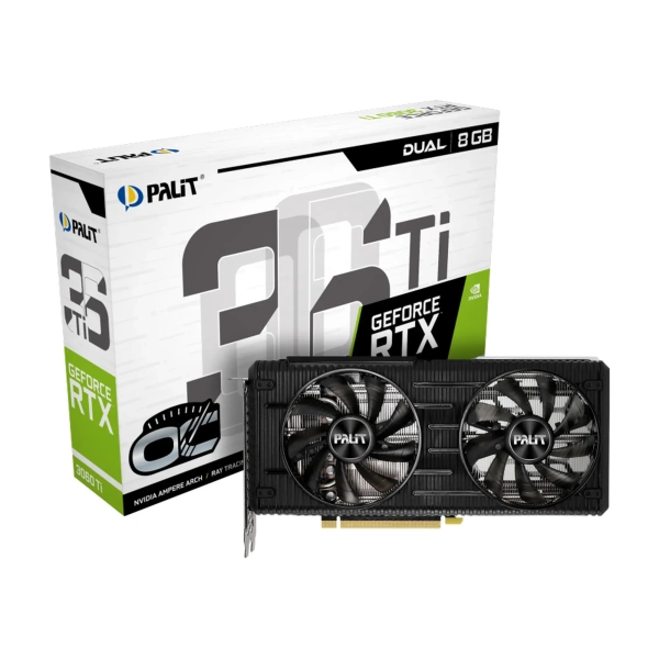 Купити Відеокарта Palit Nvidia GeForce RTX 3060 Ti Dual OC 8G V1 LHR - фото 10