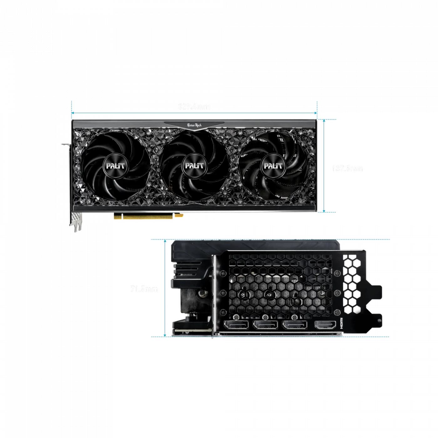 Купить Видеокарта Palit GeForce RTX 4080 GAMEROCK OMNIBLACK 16G - фото 8