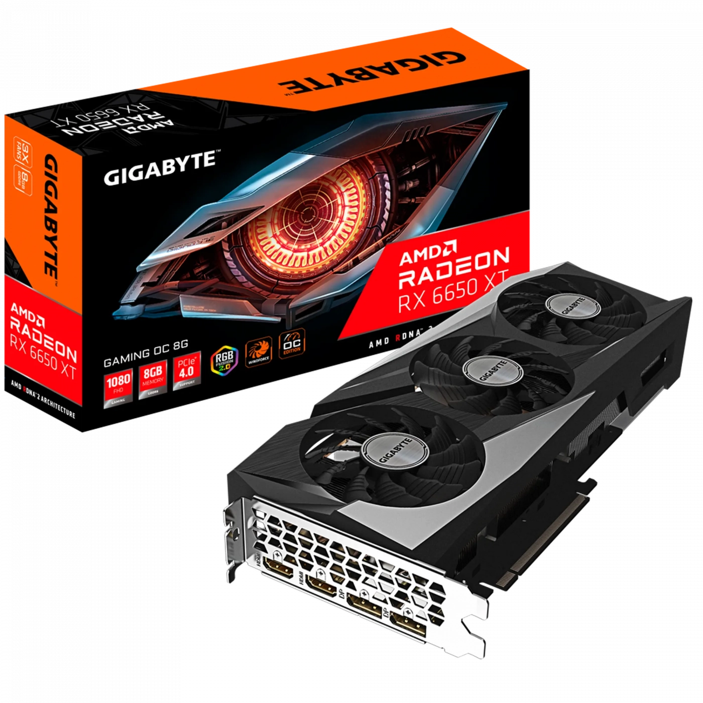 Купить Видеокарта GIGABYTE Radeon RX 6650 XT GAMING OC 8G - фото 8