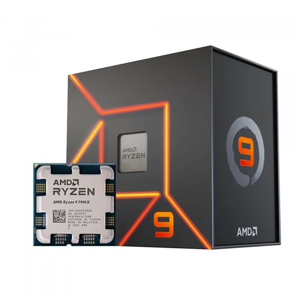 Купити Процесор AMD Ryzen 9 7900X (12C/24T, 4.7-5GHz,76MB,170W,AM5) BOX - фото 1