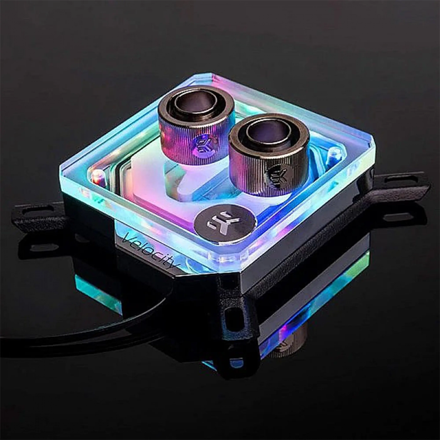 Купить Водоблок EKWB EK-Quantum Velocity D-RGB - Nickel + Plexi - фото 3