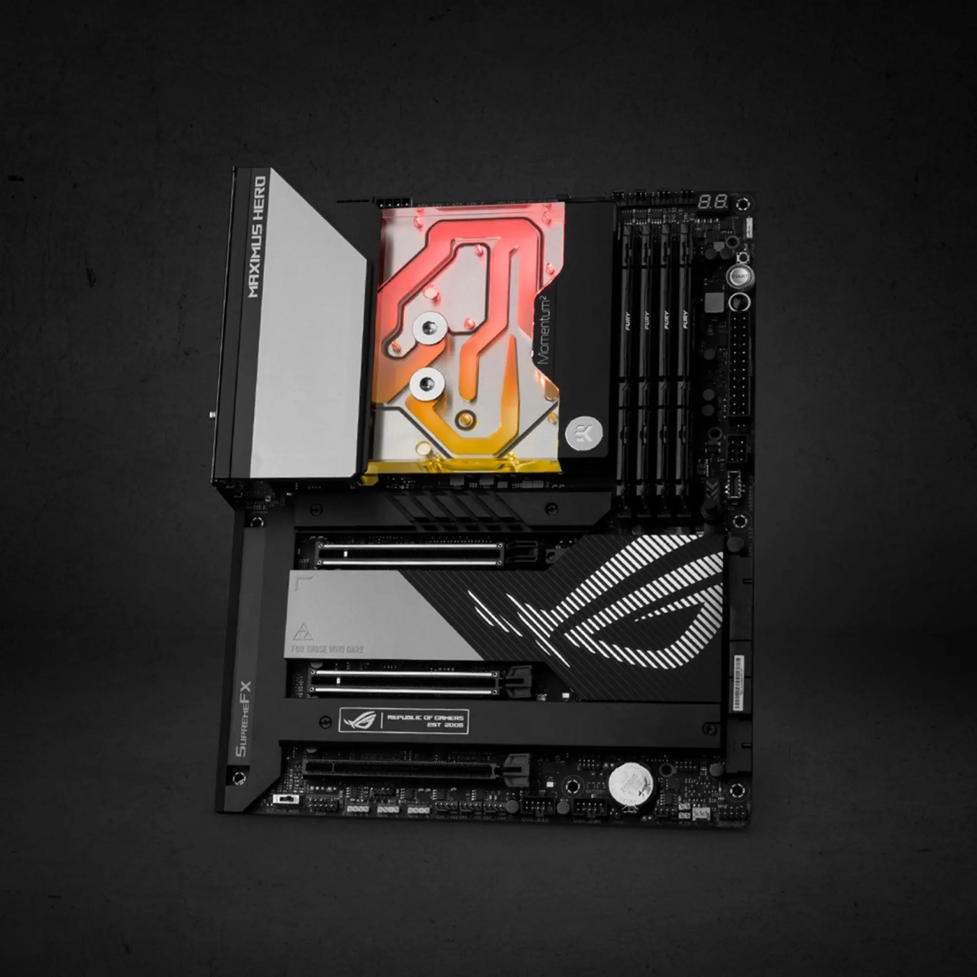 Купить Водоблок EKWB EK-Quantum Momentum² ROG Maximus Z790 Hero D-RGB - Plexi - фото 5