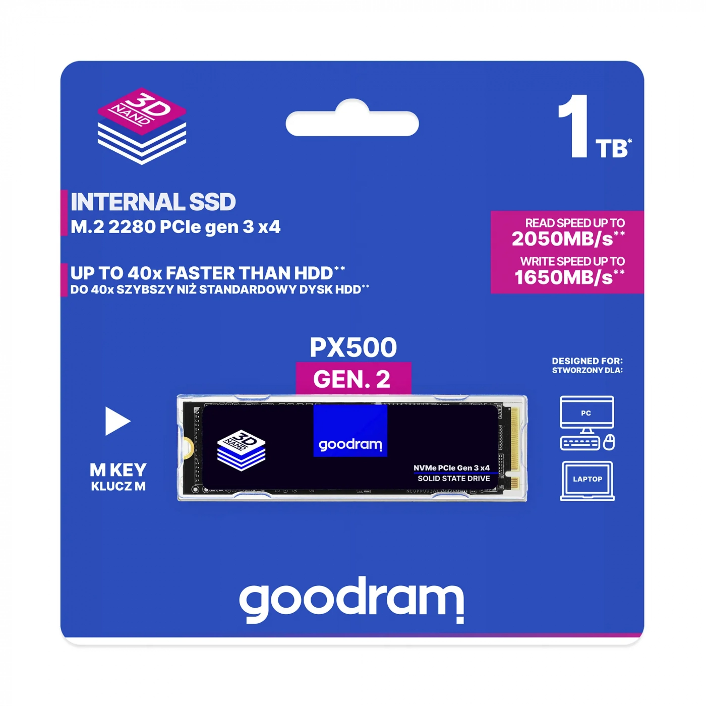 Купити SSD GOODRAM PX500 G2 SSDPR-PX500-01T-80-G2 1 ТБ - фото 5