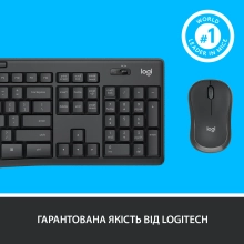 Купити Комплект клавіатура та миша Logitech MK295 Silent UA Graphite - фото 13