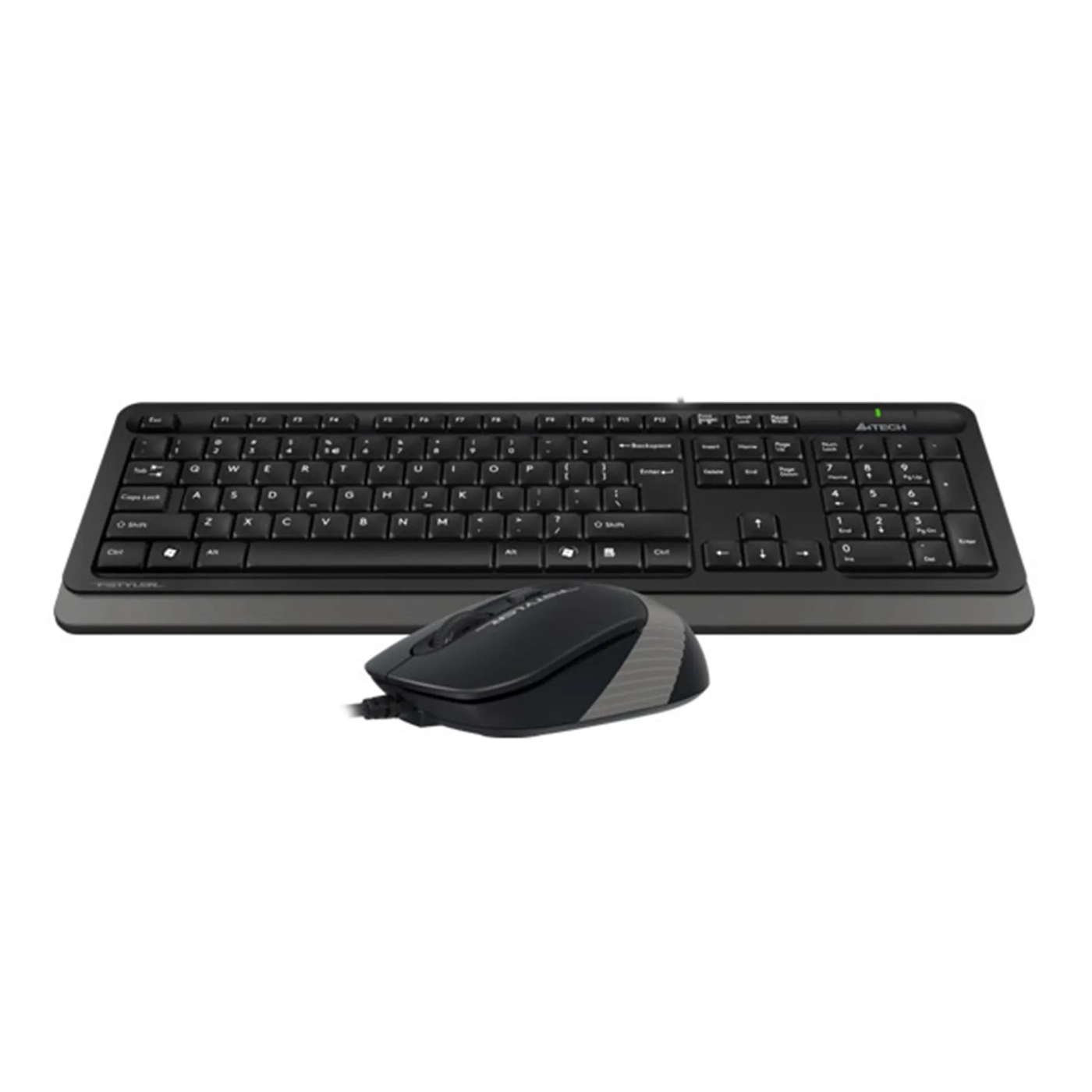 Купити Комплект клавіатура та миша A4Tech F1010 USB Grey - фото 2