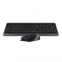 Купить Комплект клавиатура и мышь A4Tech F1010 USB Grey - фото 2