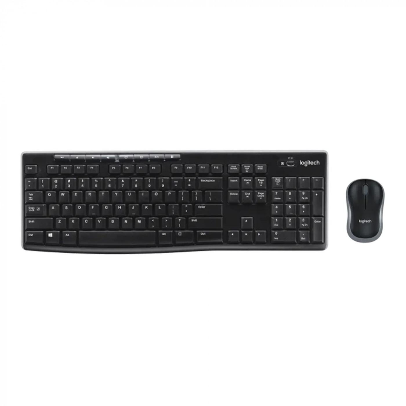 Купити Комплект клавіатура та миша Logitech MK270 Wireless UA Black - фото 1
