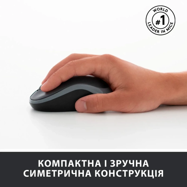 Купити Комплект клавіатура та миша Logitech MK270 Wireless UA Black - фото 8