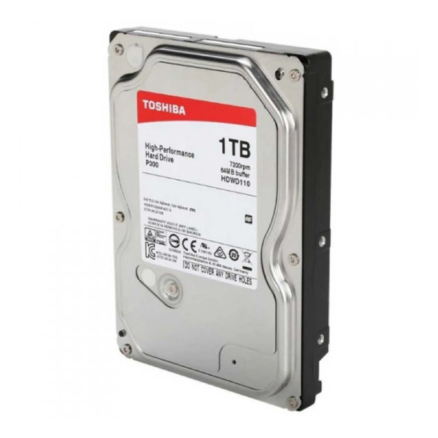 Купить Жесткий диск TOSHIBA P300 1TB 7200rpm 64MB 3.5' SATA III (HDWD110UZSVA) - фото 2