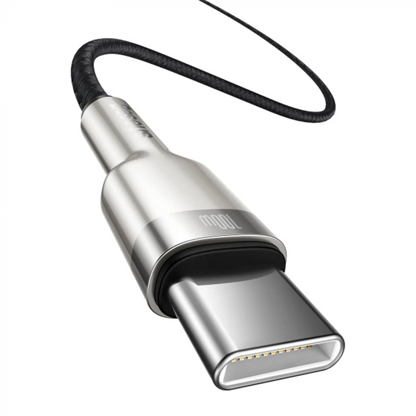 Купить Кабель Baseus Cafule PD2.0 100W flash charging Type-C to Type-C cable (20V 5A)2m Gray+Black - фото 3
