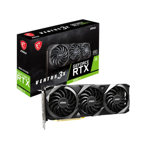 Купить Видеокарта MSI GeForce RTX 3060 Ti VENTUS 3X 8G OC LHR - фото 5