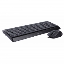 Купити Комплект клавіатура та миша A4Tech F1512 Black - фото 2