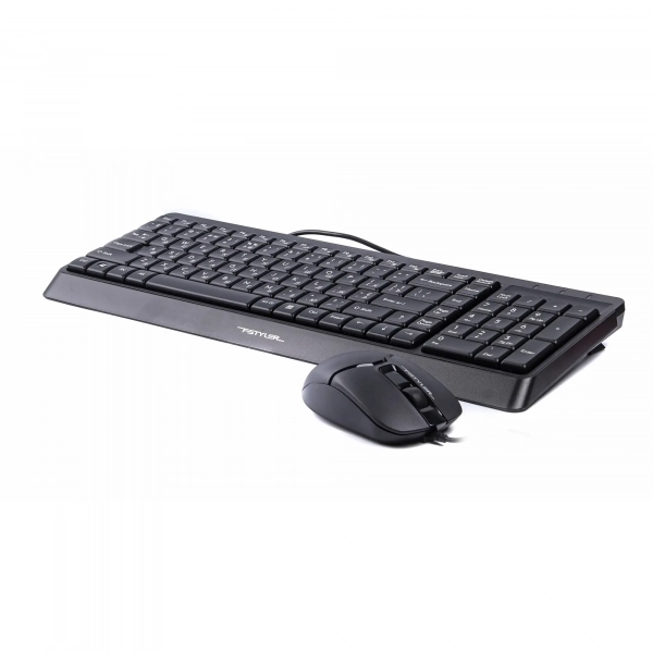 Купити Комплект клавіатура та миша A4Tech F1512 Black - фото 3