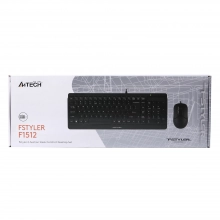 Купити Комплект клавіатура та миша A4Tech F1512 Black - фото 4