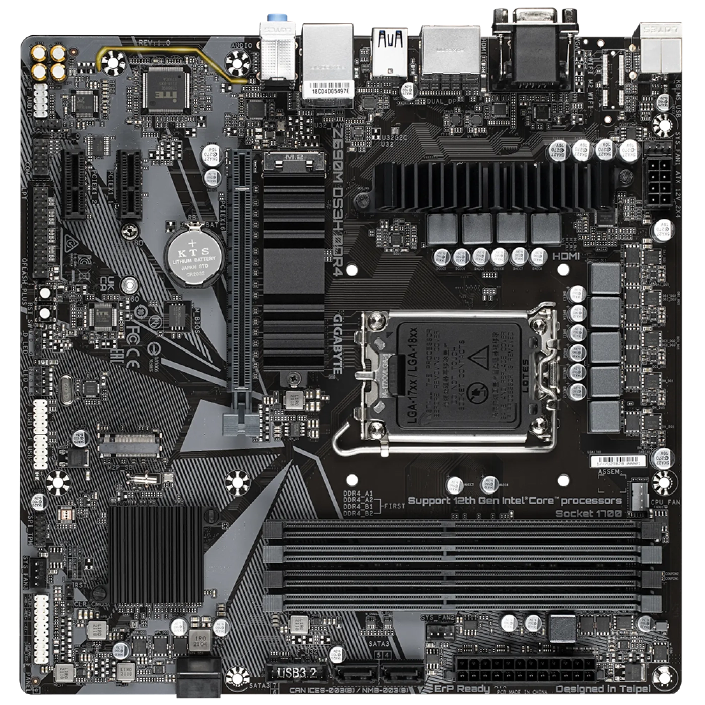 Купить Материнская плата GIGABYTE Z690M DS3H DDR4 - фото 2