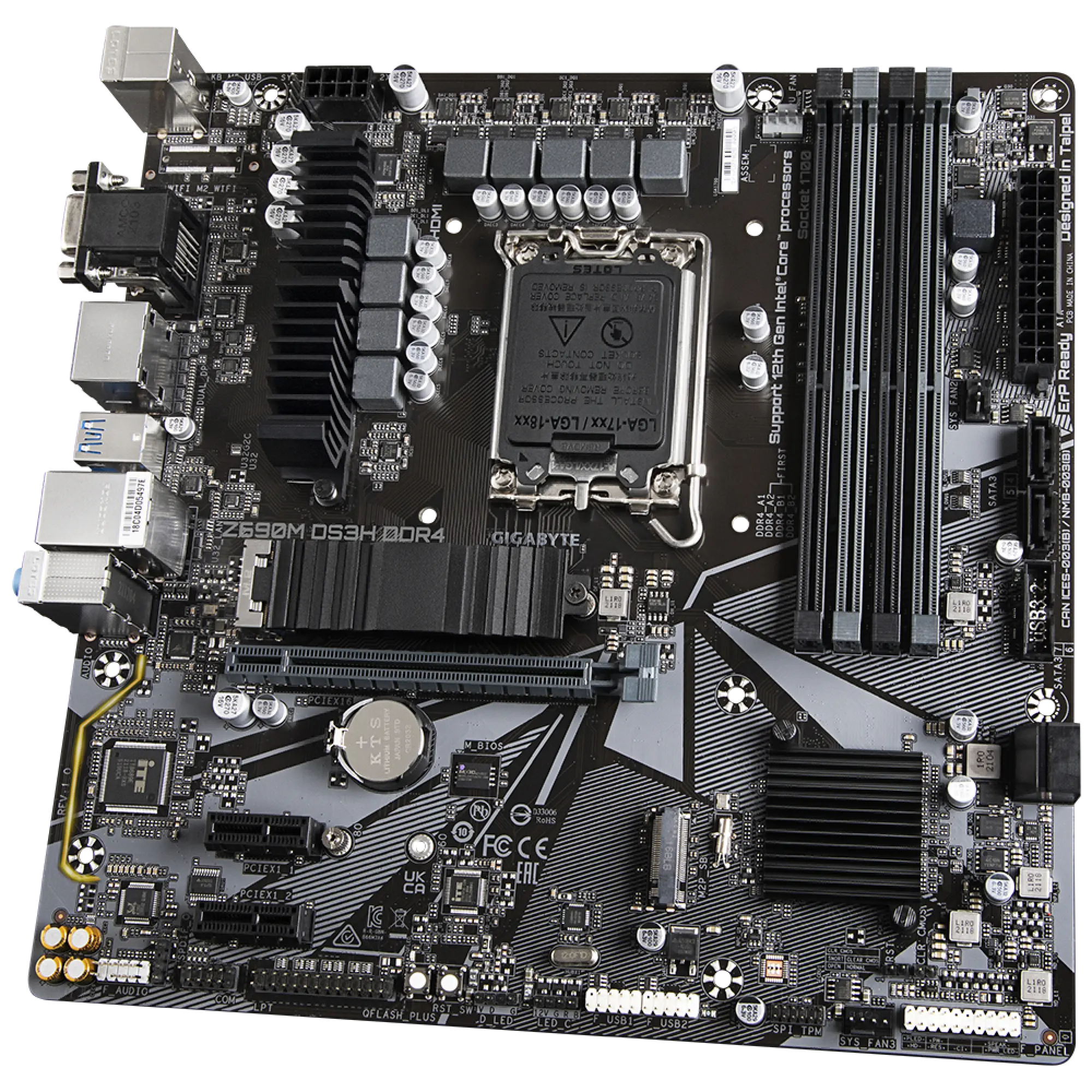 Купить Материнская плата GIGABYTE Z690M DS3H DDR4 - фото 3