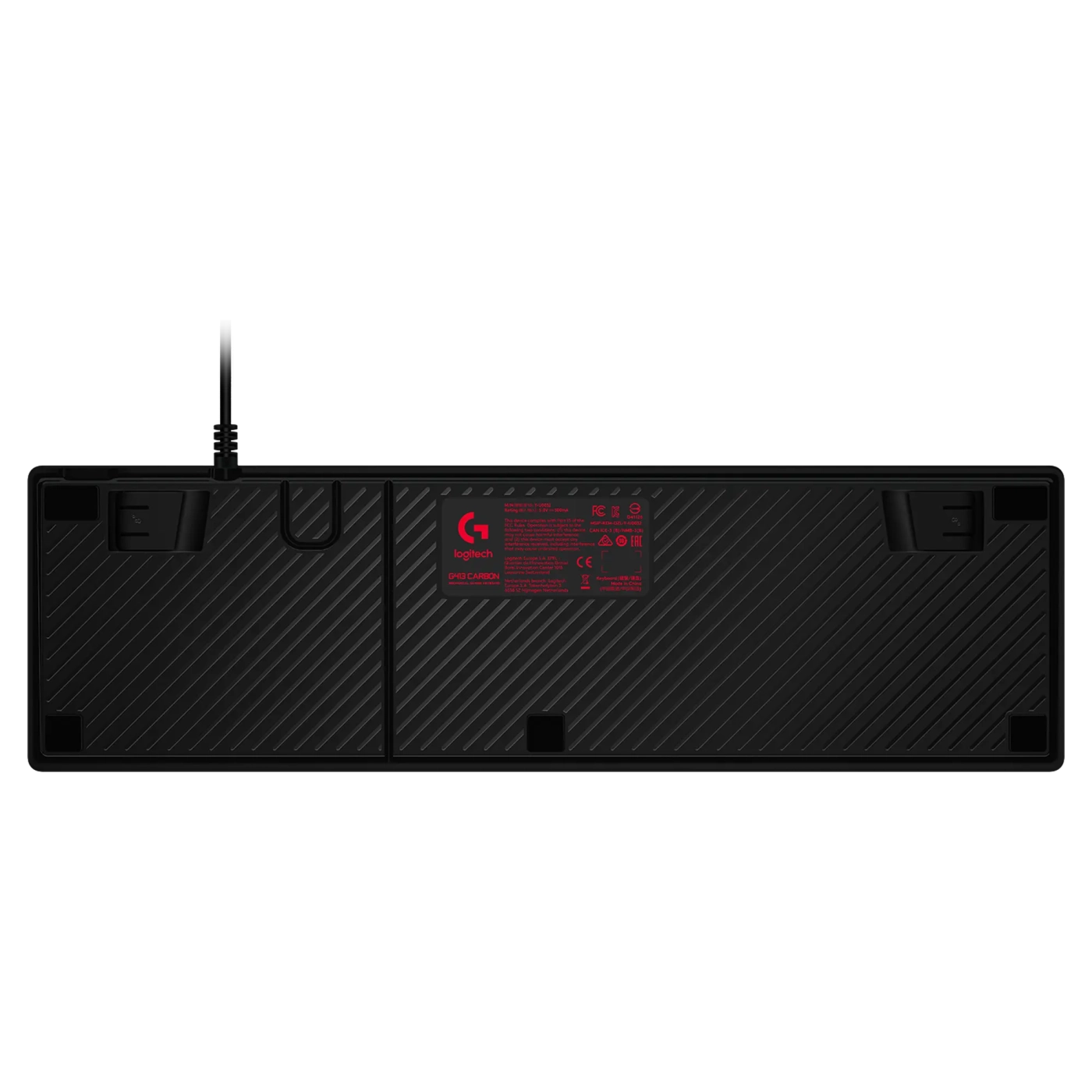 Купить Клавиатура Logitech G413 Mechanical Gaming Romer-G tactile USB UA Carbon - фото 4