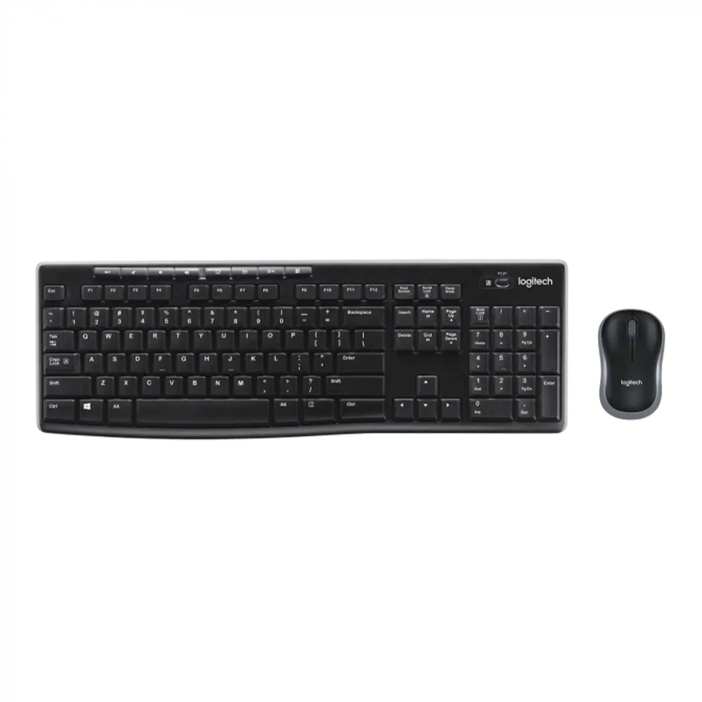 Купити Комплект клавіатура та миша Logitech MK270 Wireless UA Black (920-004509) - фото 1