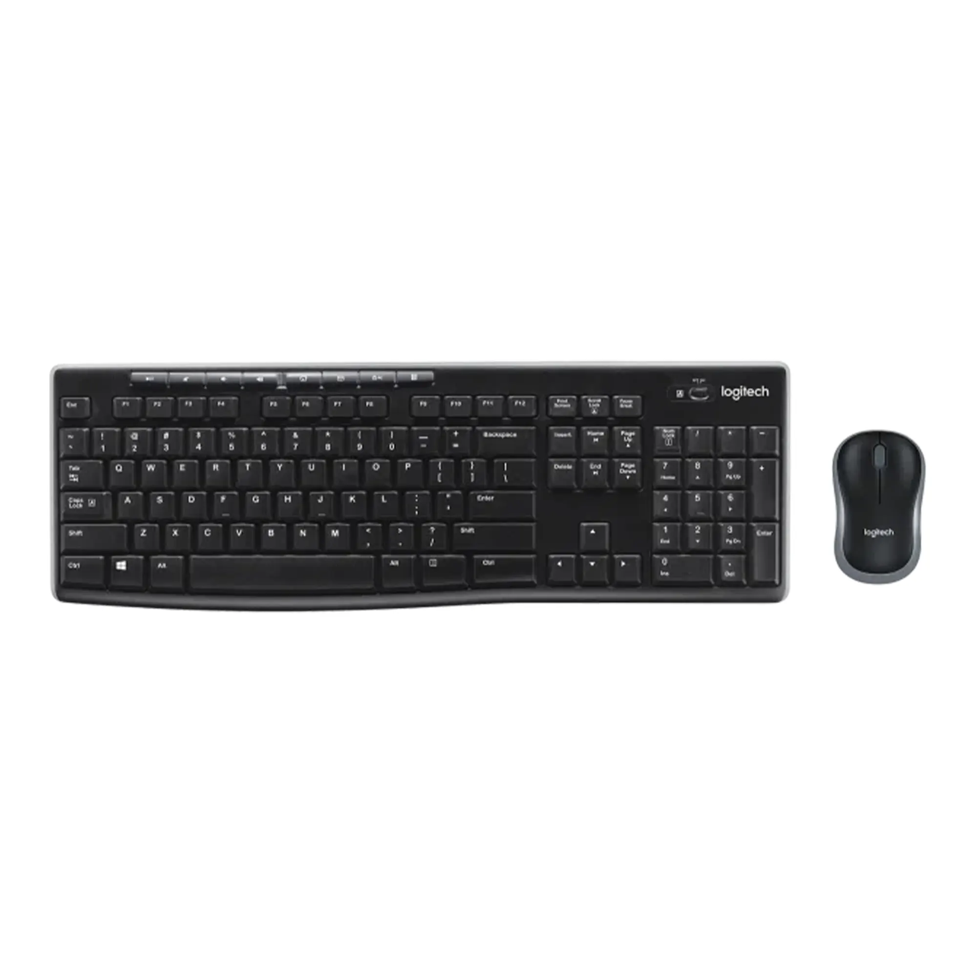 Купити Комплект клавіатура та миша Logitech MK270 Wireless UA Black (920-004509) - фото 1