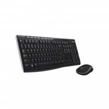 Купити Комплект клавіатура та миша Logitech MK270 Wireless UA Black (920-004509) - фото 2