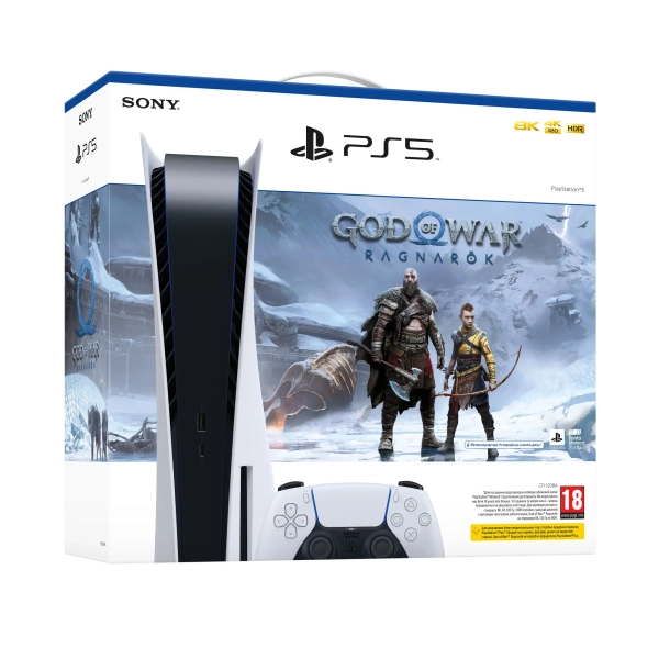 Купити Ігрова консоль Sony PlayStation 5 Blu-Ray God of War Ragnarok - фото 1