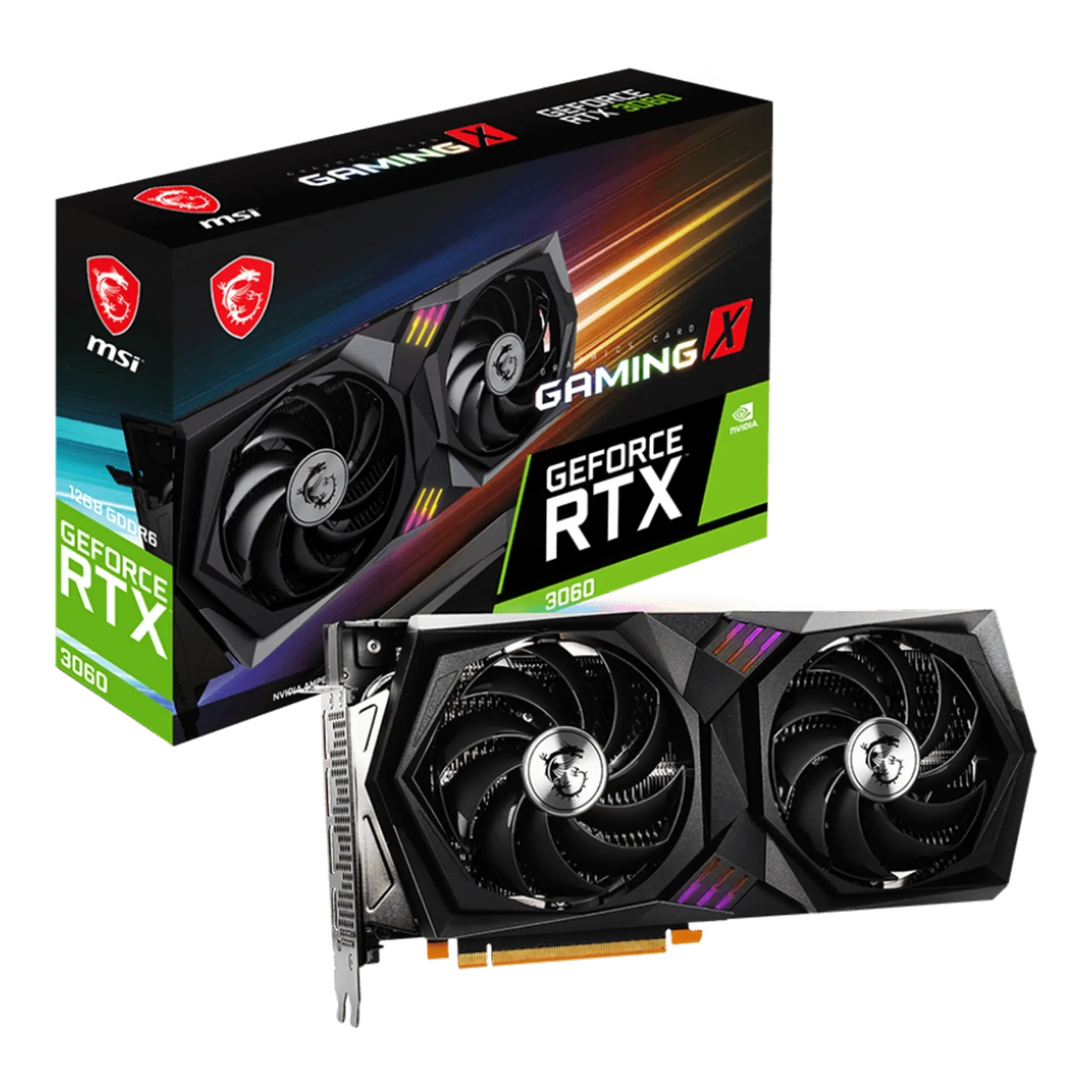 Купить Видеокарта MSI GeForce RTX 3060 GAMING X 12GB - фото 5