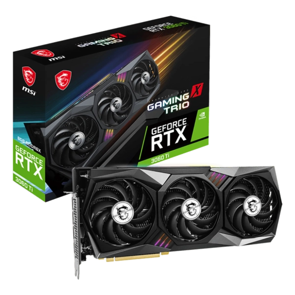 Купить Видеокарта MSI GeForce RTX 3060 Ti GAMING X TRIO 8GD6X - фото 6