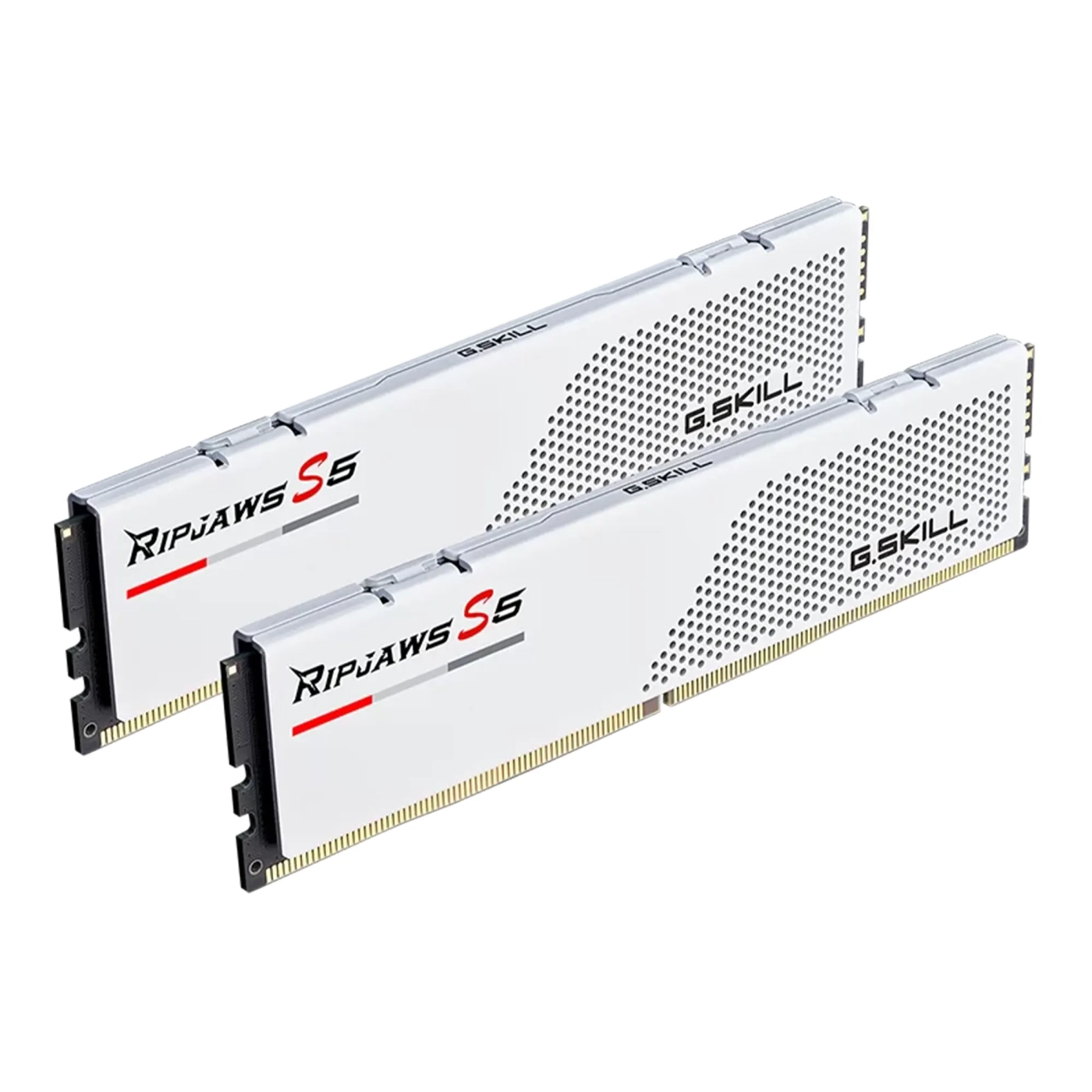 Купить Модуль памяти G.Skill Ripjaws S5 White DDR5-6000 32GB (2x16GB) Intel XMP CL32-38-38-96 1.35V (F5-6000J3238F16GX2-RS5W) - фото 1