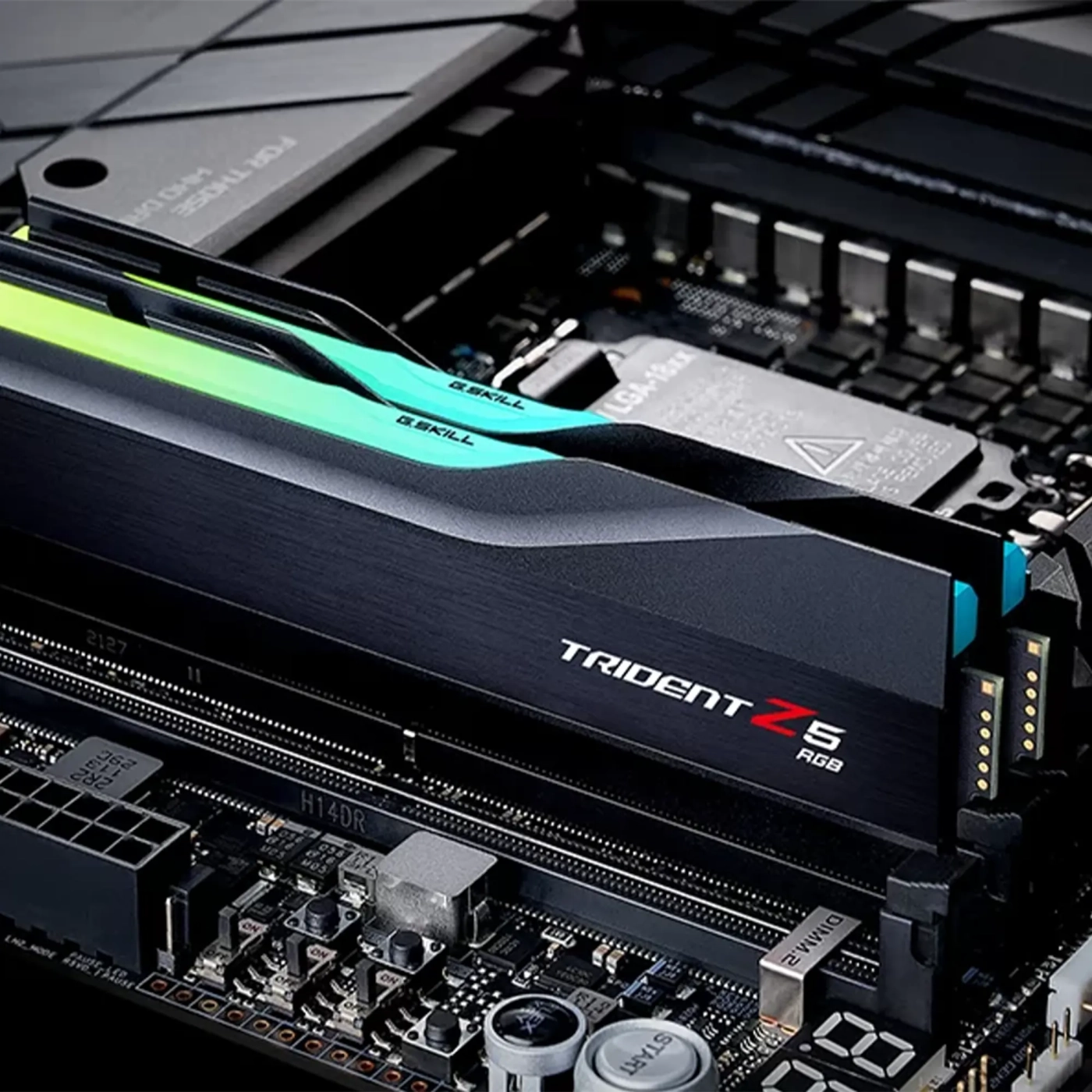 Купить Модуль памяти G.Skill Trident Z5 RGB Black DDR5-7800 32 GB (2x16GB) Intel XMP CL36-46-46-125 1.45V (F5-7800J3646H16GX2-TZ5RK) - фото 5