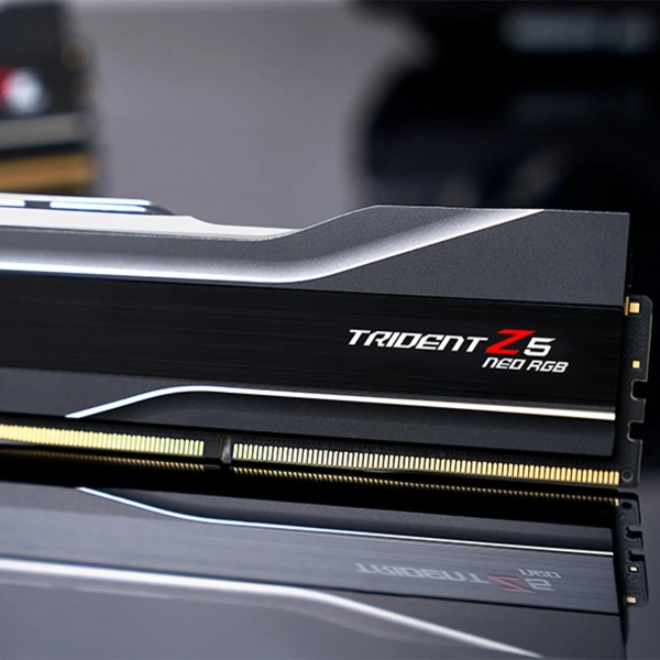 Купити Модуль пам'яті G.Skill Trident Z5 Neo RGB Black DDR5-6000 64 GB (2x32GB) AMD EXPO 30-38-38-96 1.35V (F5-6000J3040G32GX2-TZ5NR) - фото 4