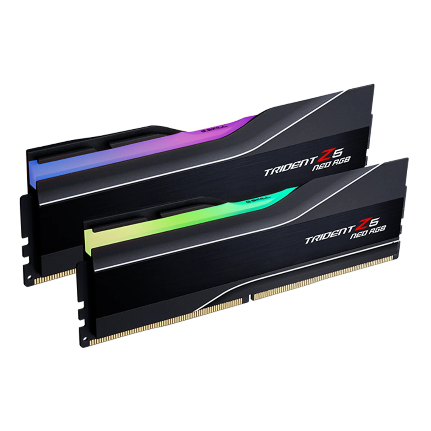 Купить Модуль памяти G.Skill Trident Z5 Neo RGB Black DDR5-6000 32 GB (2x16GB) AMD EXPO 30-38-38-96 1.35V (F5-6000J3038F16GX2-TZ5NR) - фото 1