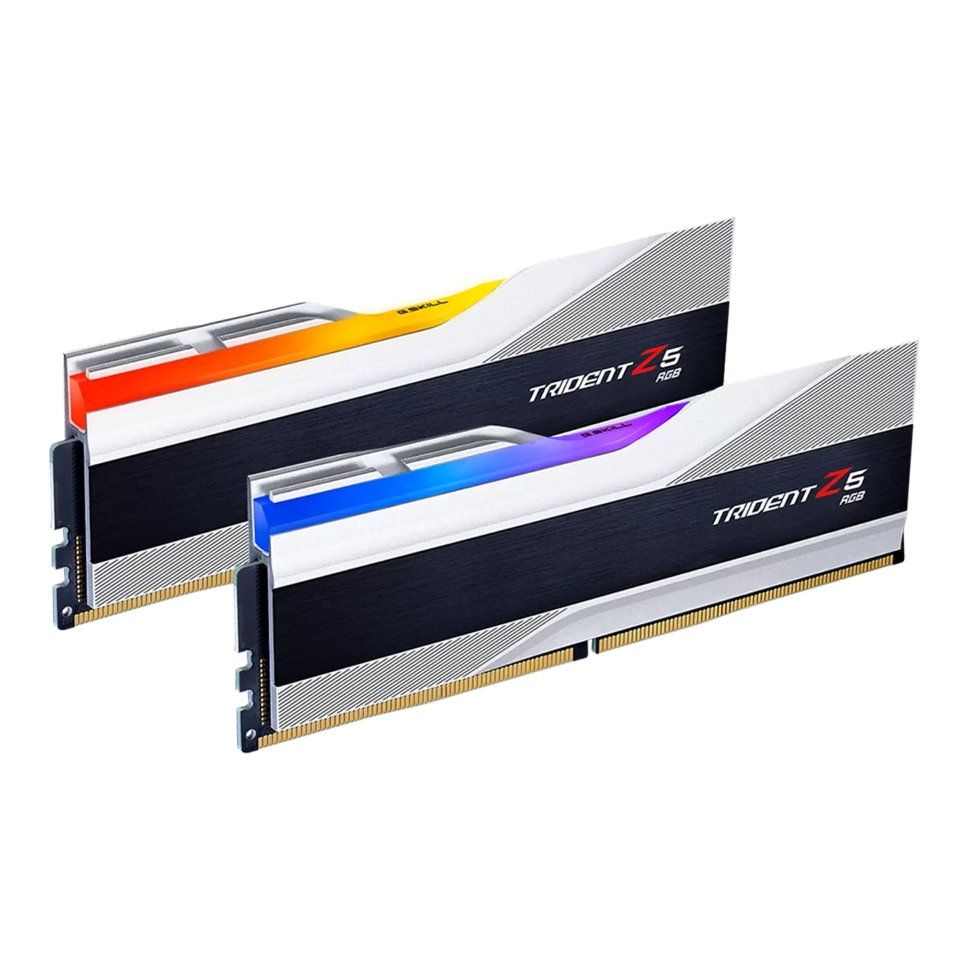 Купить Модуль памяти G.Skill Trident Z5 RGB Silver DDR5-8000 32 GB (2x16GB) Intel XMP CL38-48-48-128 1.45V (F5-8000J3848H16GX2-TZ5RS) - фото 1