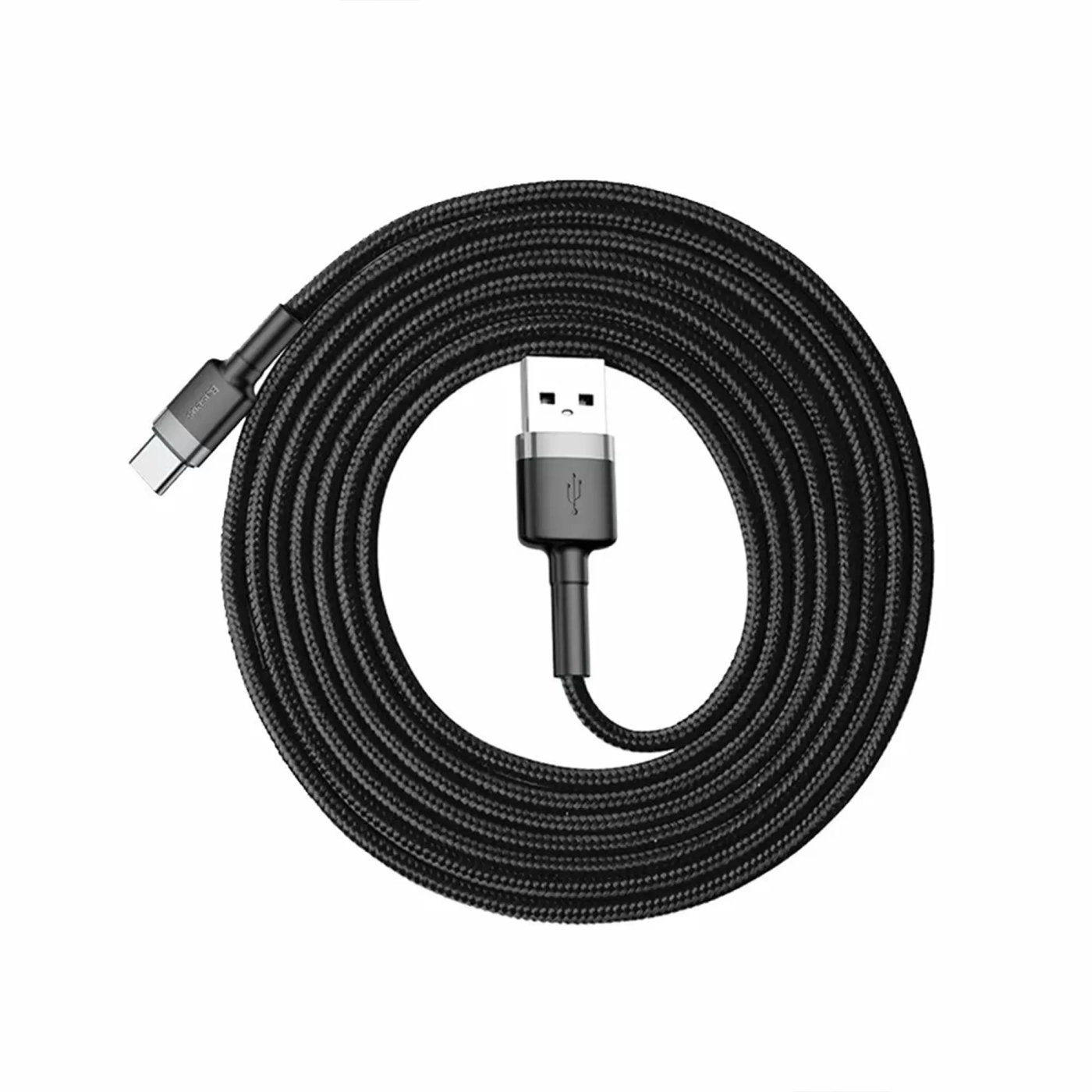 Купить Кабель Baseus Cafule Cable USB For Type-C 2A 2M Black/Grey - фото 4