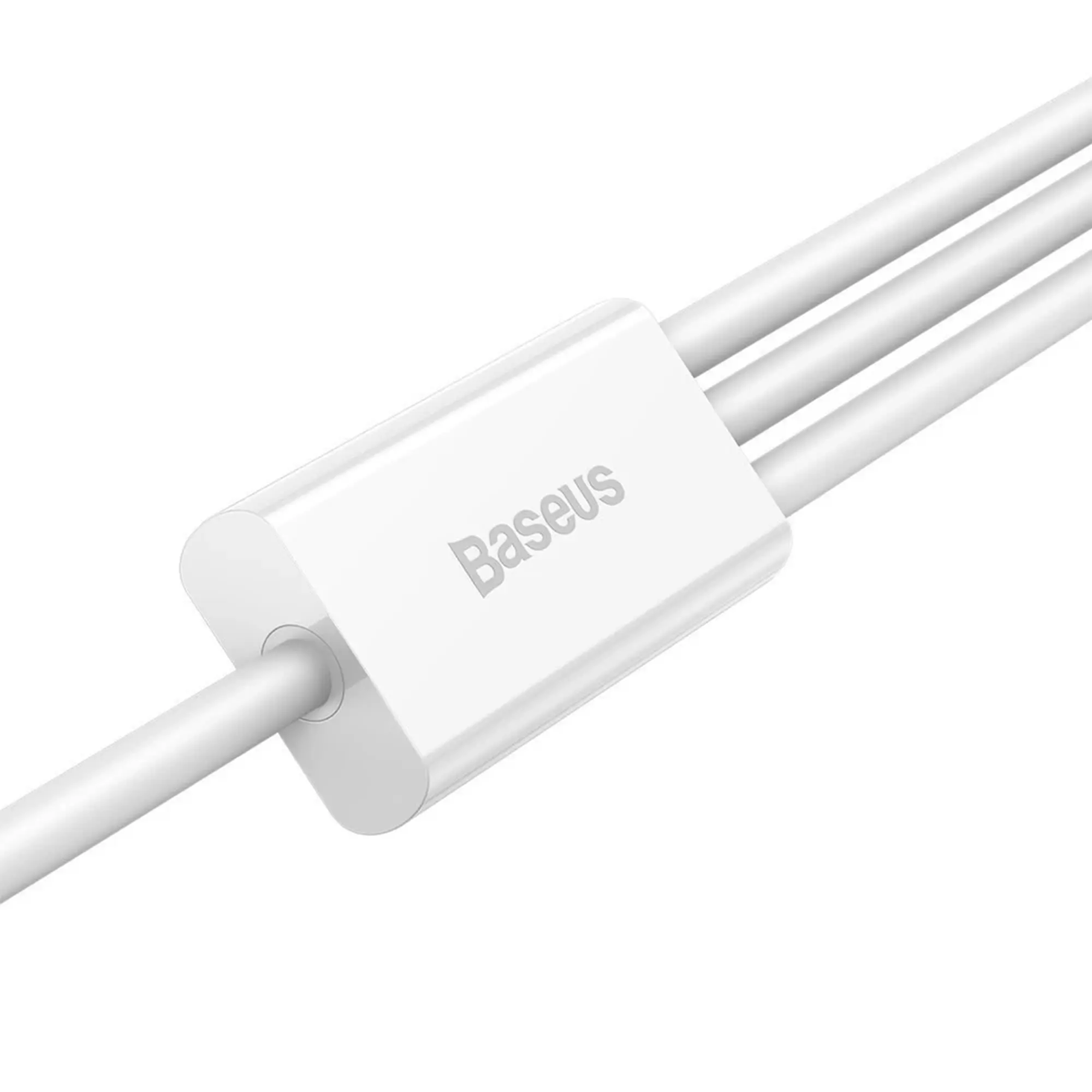 Купить Кабель Baseus Superior Series Fast Charging 3-in-1 (Micro USB+Lightning+Type-C) 3.5A (1.5m) White - фото 4