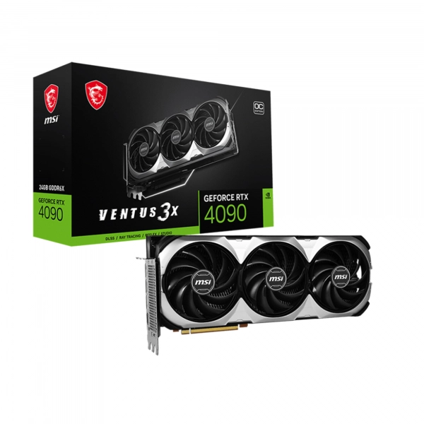 Купить Видеокарта MSI GeForce RTX 4090 VENTUS 3X 24G - фото 6