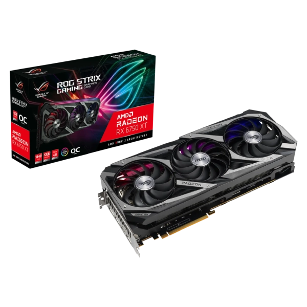 Купить Видеокарта ASUS ASUS ROG Strix Radeon RX 6750 XT OC Edition 12GB GDDR6 - фото 13