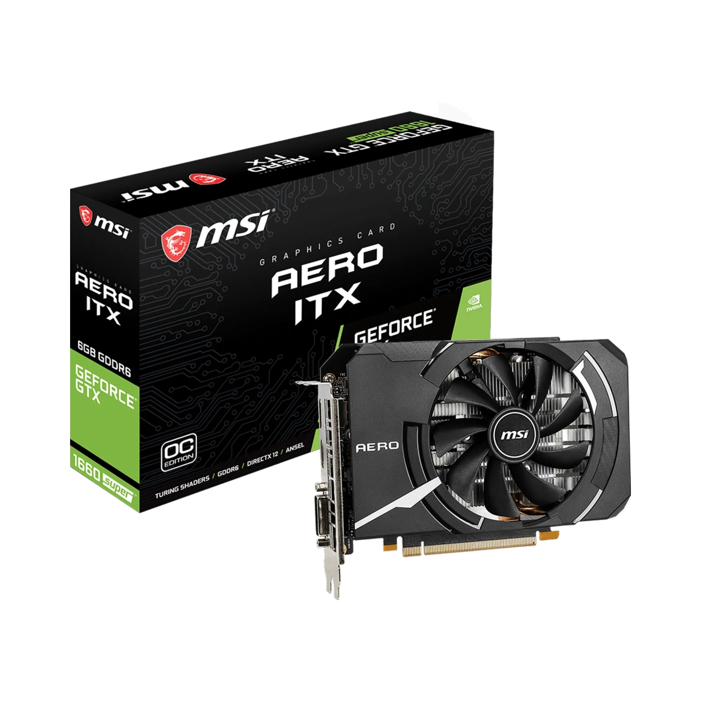 Купить Видеокарта MSI GeForce GTX1660 SUPER AERO ITX OC 6G - фото 5