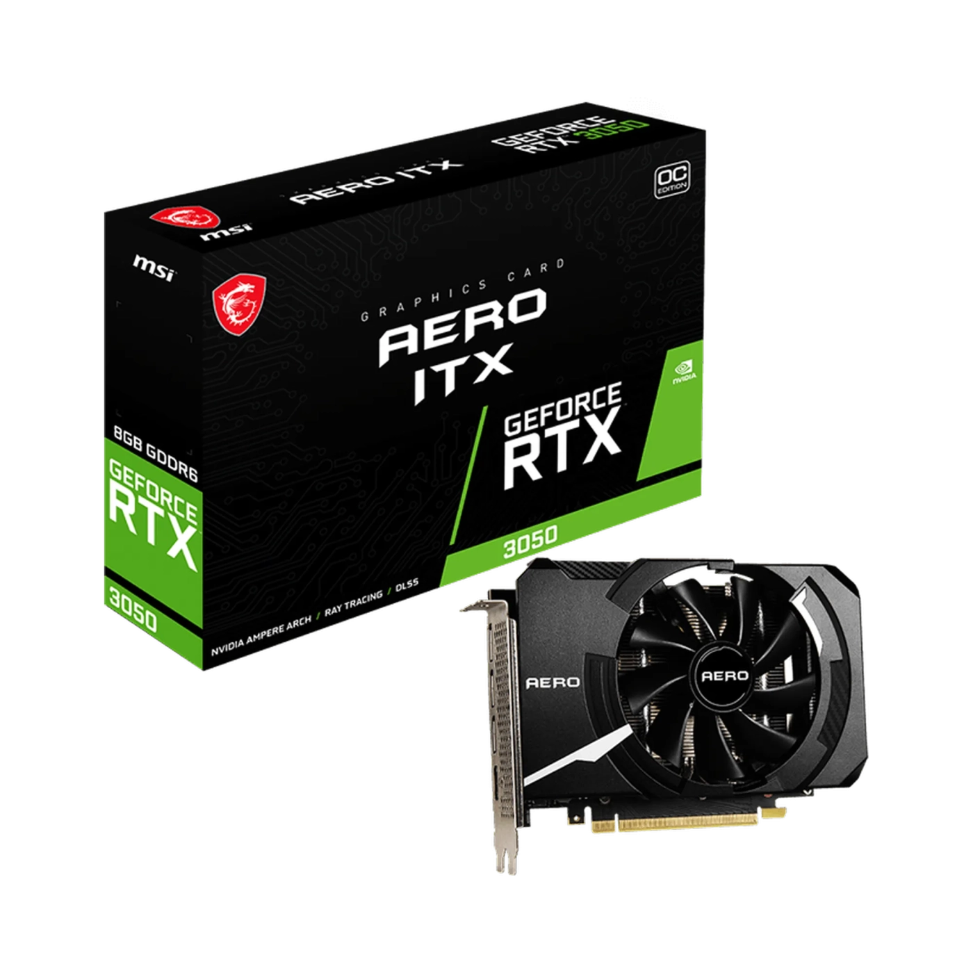 Купити Відеокарта MSI GeForce RTX 3050 AERO ITX 8G OC - фото 5